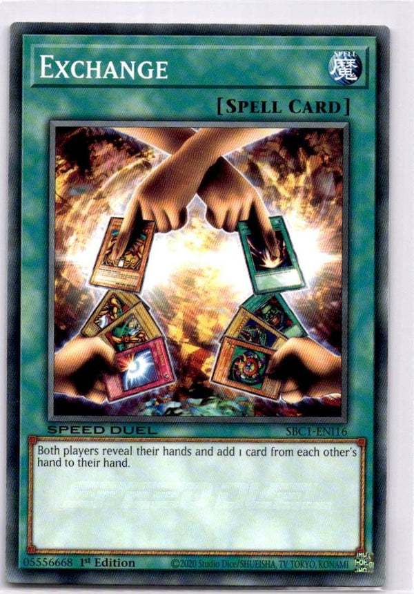 Yugioh Exchange SBC1-ENI16 Common 1st Edition NM
