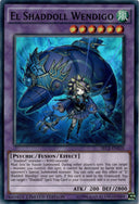 Yugioh El Shaddoll Wendigo SECE-ENS010 Super Rare Limited Ed VLP/NM