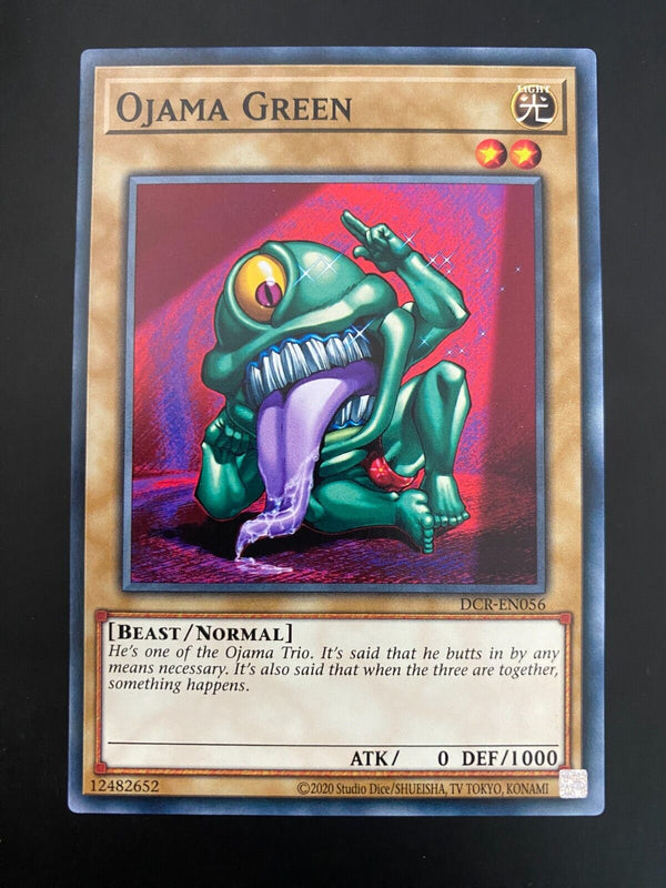 Yugioh Ojama Green DCR-EN056 Common Unlimited Edition NM/MINT