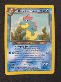 Pokemon Dark Croconaw 32/105 Neo Destiny NM