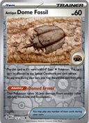 Pokemon Antique Dome Fossil 152/165 Pokemon 151 Reverse Holo NM