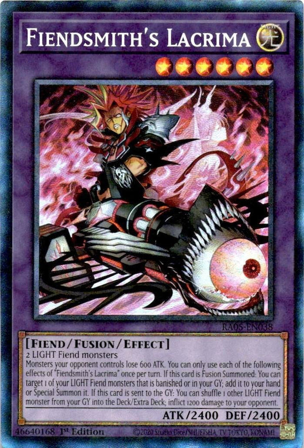 Yugioh Fiendsmith's Lacrima RA05-EN038 NA Print Collector’s Rare 1st Edition NM