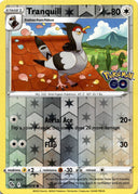 Pokemon Tranquill 062/078 Pokemon Go Reverse Holo NM