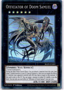 Yugioh Officiator of Doom Samuel BLZD-EN089 Super Rare 1st Edition NM