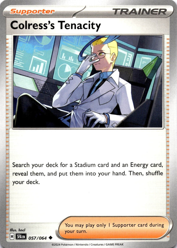 Pokemon Colress's Tenacity 057/064 Shrouded Fable Non Holo NM