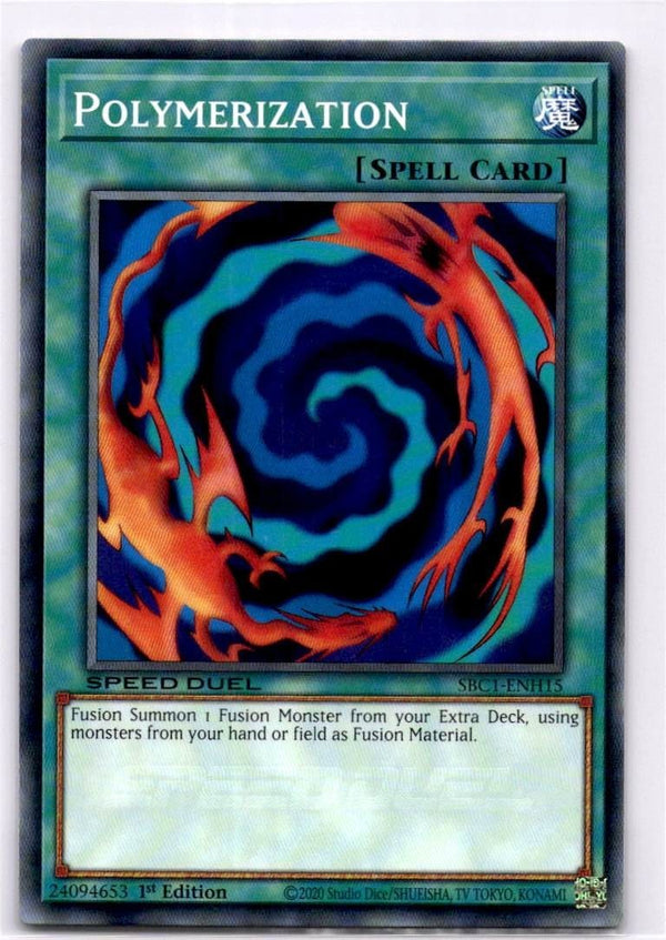 Yugioh Polymerization SBC1-ENH15 Common 1st Edition NM