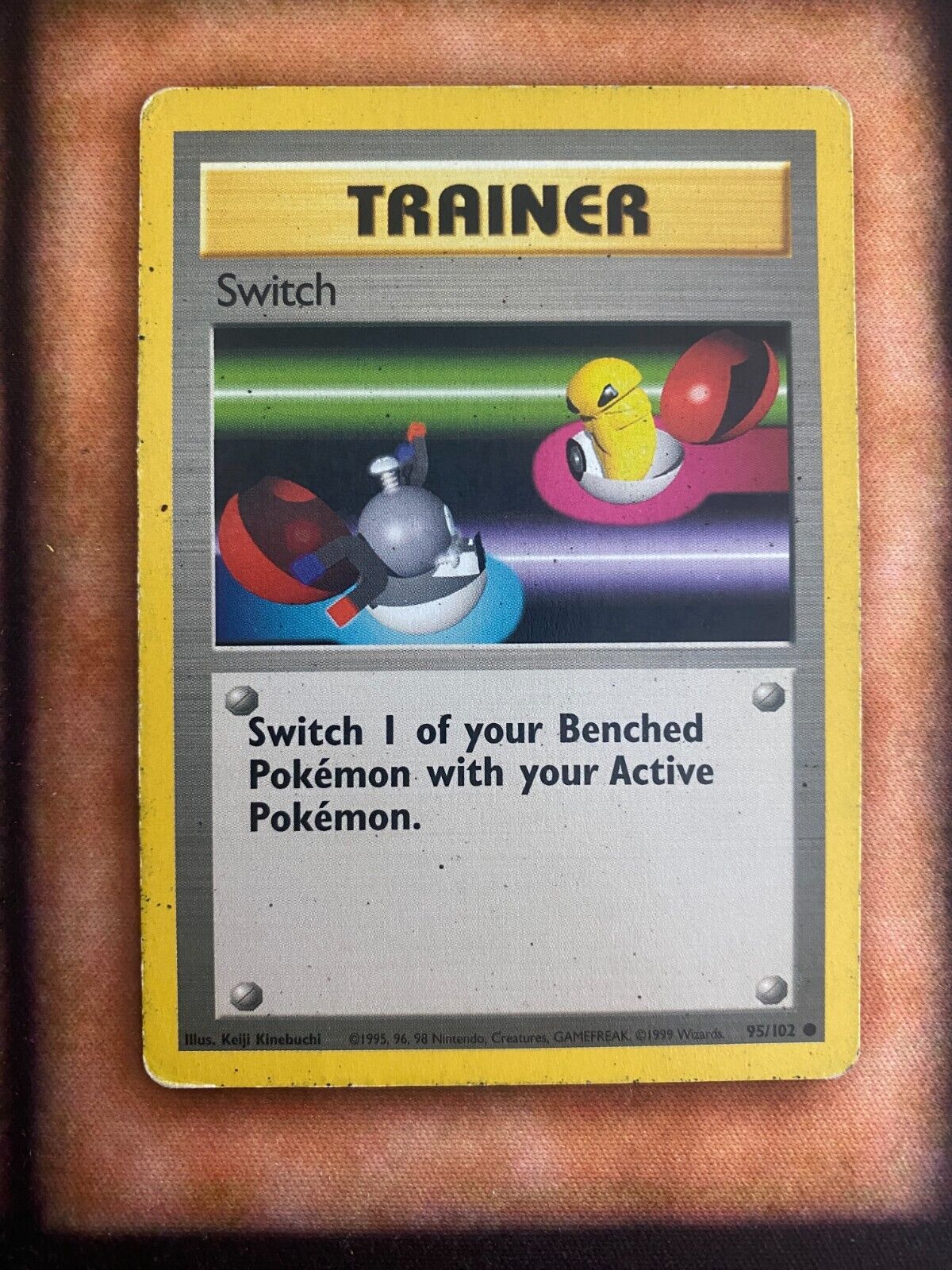 Pokemon Switch 95/102 Base Set HP