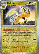 Pokemon Raichu 026/165 Pokemon 151 Reverse Holo NM