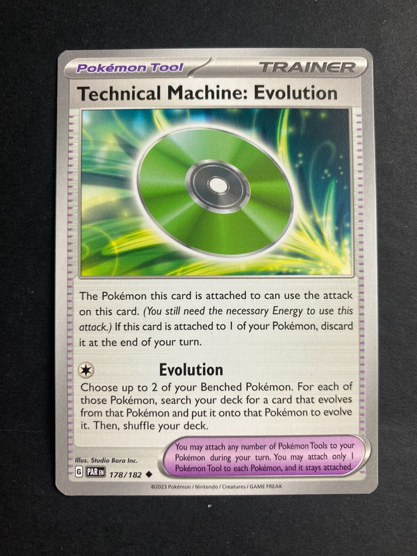 Pokemon Technical Machine: Evolution 178/182 Pradox Rift Non Holo NM