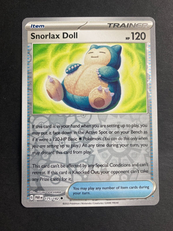 Pokemon Snorlax Doll 175/182 Pradox Rift Reverse Holo NM