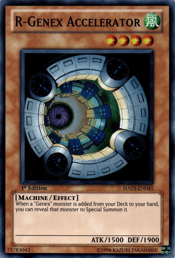 Yugioh R-Genex Accelerator HA03-EN045 Super Rare 1st Edition NM