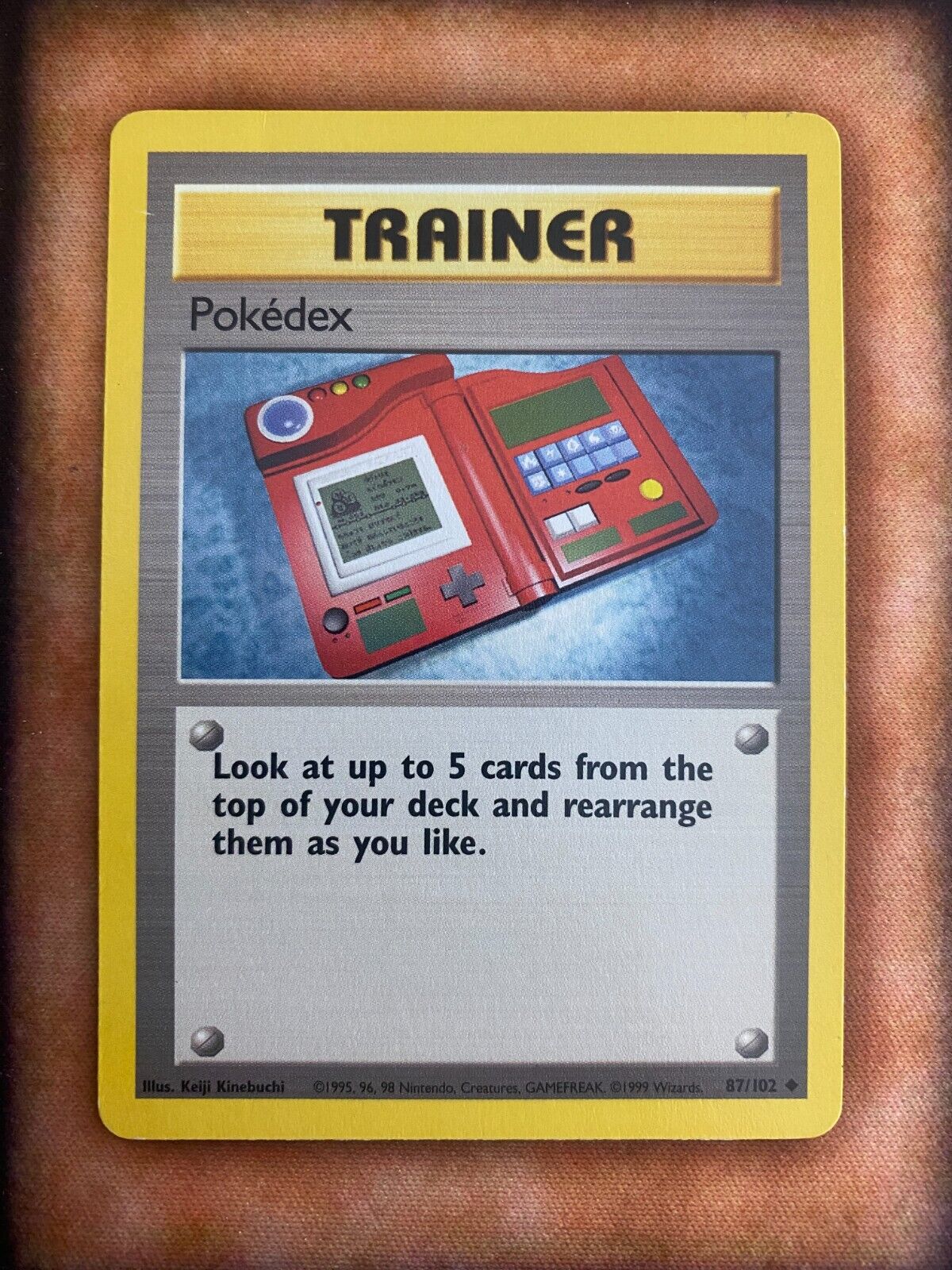 Pokemon Pokedex 87/102 Base Set LP