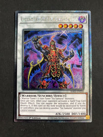 Yugioh Legendary Six Samurai - Shi En RA03-EN250 Platinum Secret Rare 1st Ed NM