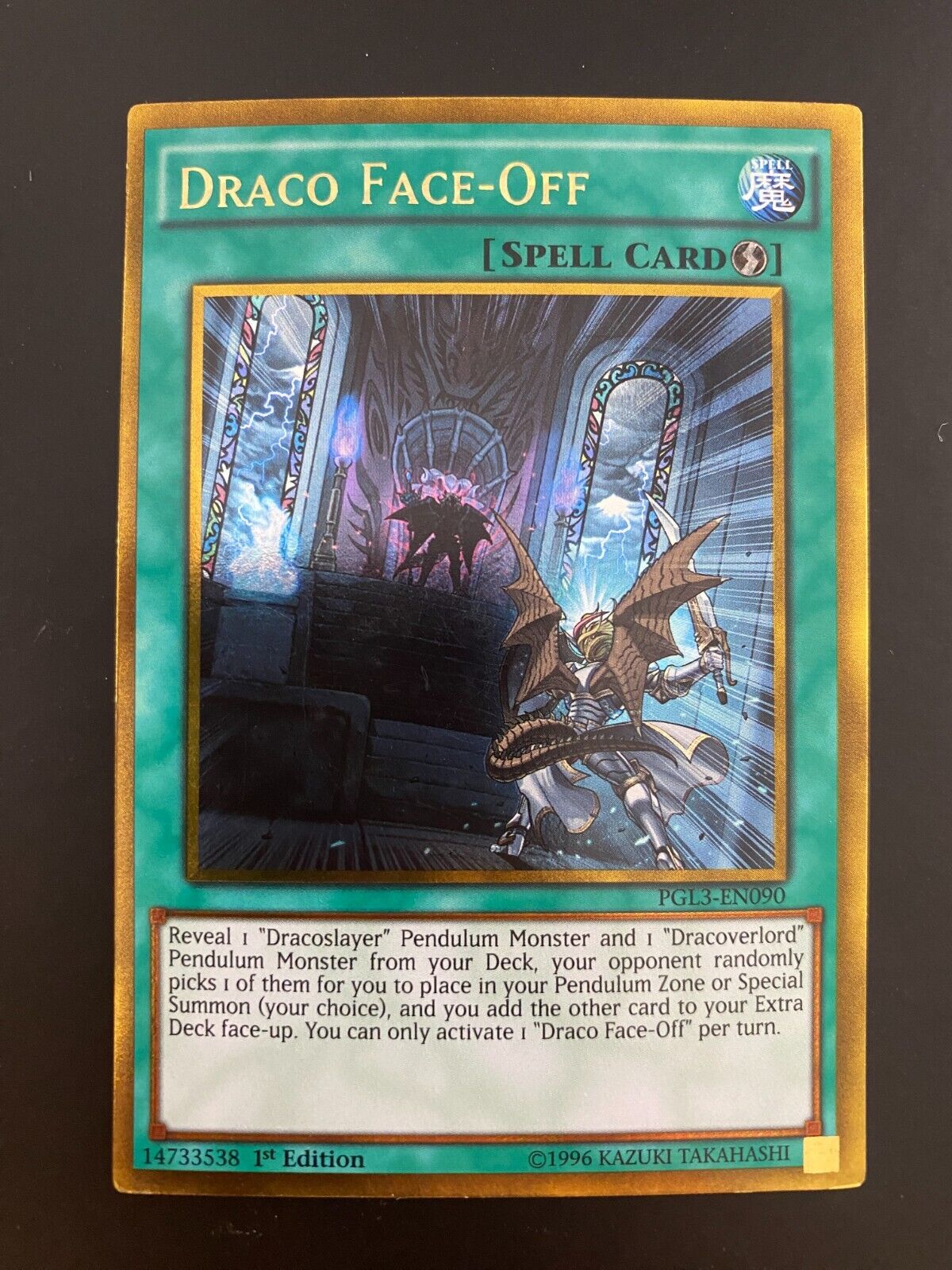 Yugioh Draco Face-Off PGL3-EN090 1st Edition LP/VLP