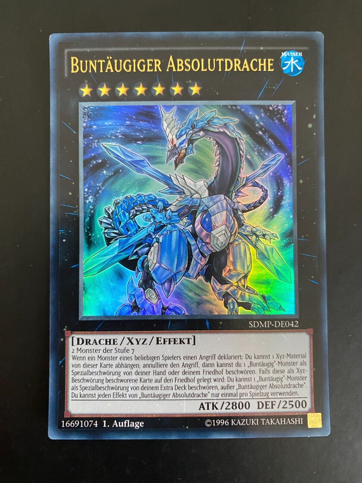 Yugioh Buntäugiger Absolutdrache SDMP-DE42/SDMP-EN042 German 1st Edition VLP