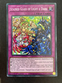 Yugioh Stained Glass of Light & Dark BODE-EN078 Super Rare 1st Edition VLP/NM