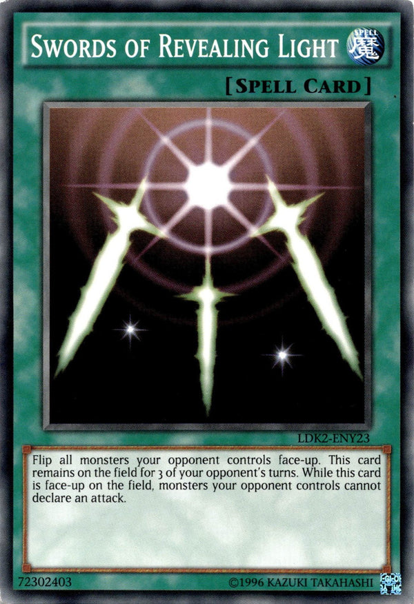 Yugioh Swords of Revealing Light LDK2-ENY23 Common Unlimited Edition LP