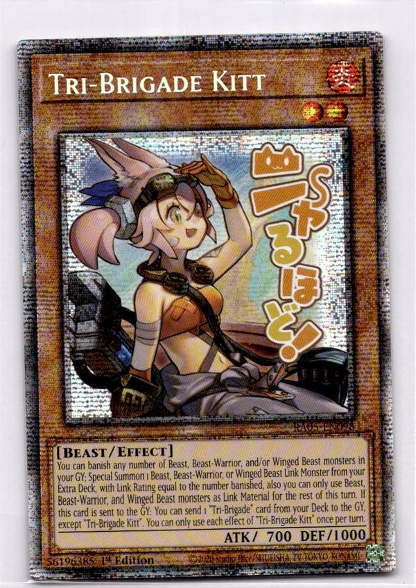 Yugioh Tri-Brigade Kitt RA05-EN098 NA Print Starlight Rare 1st Edition NM