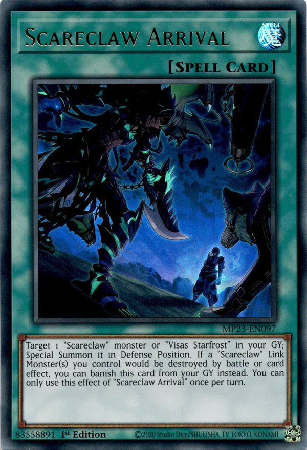 Yugioh Scareclaw Arrival MP23-EN097 Ultra Rare 1st Edition NM