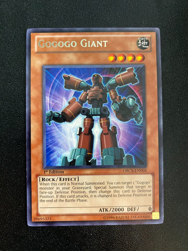 Yugioh Gogogo Giant ORCS-EN004 Rare 1st Edition NM