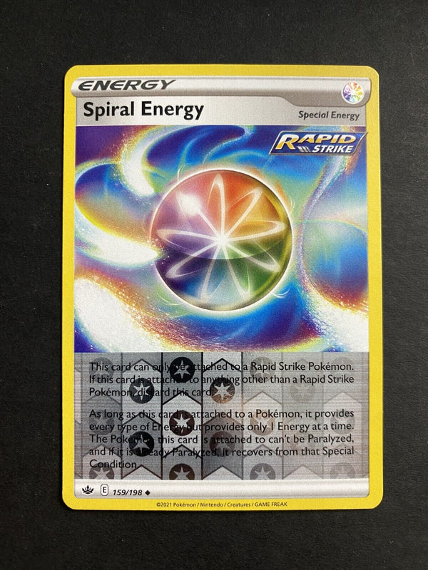 Pokemon Spiral Energy 159/198 Chilling Reign Reverse Holo NM
