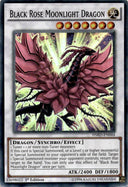 Yugioh Black Rose Moonlight Dragon HSRD-EN044 Super Rare 1st Edition DAMAGED