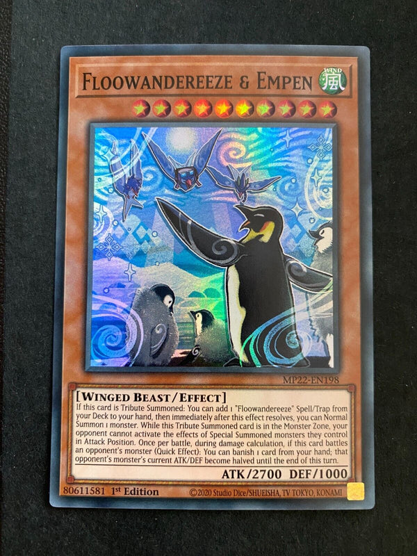 Yugioh Floowandereeze & Empen MP22-EN198 Super Rare 1st Edition NM