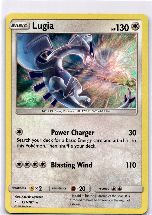 Pokemon Lugia 131/181 Team Up Holo VLP/NM