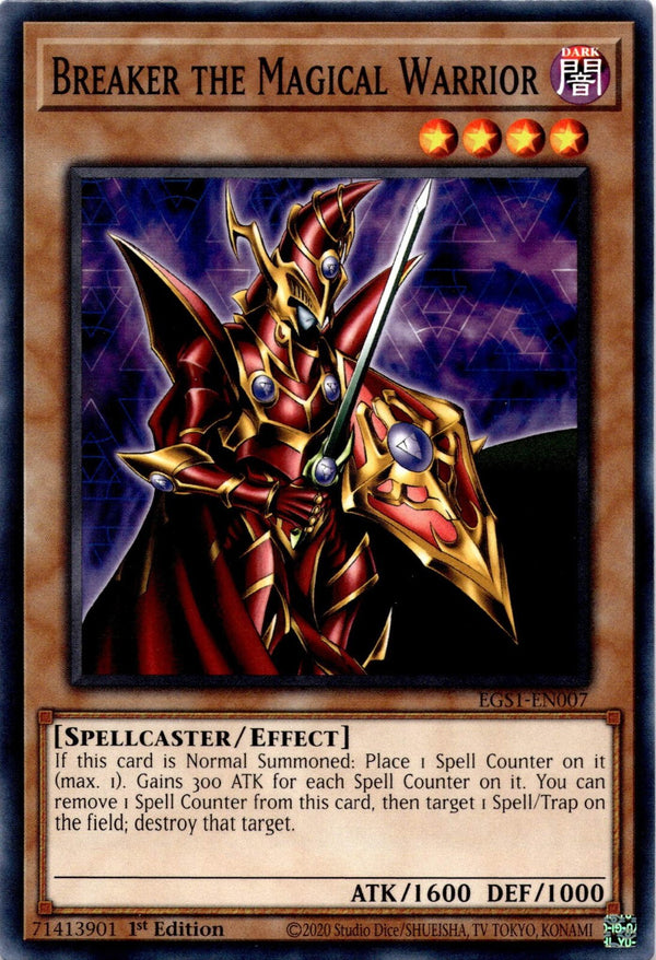 Yugioh Breaker the Magical Warrior EGS1-EN007 Common 1st Edition NM
