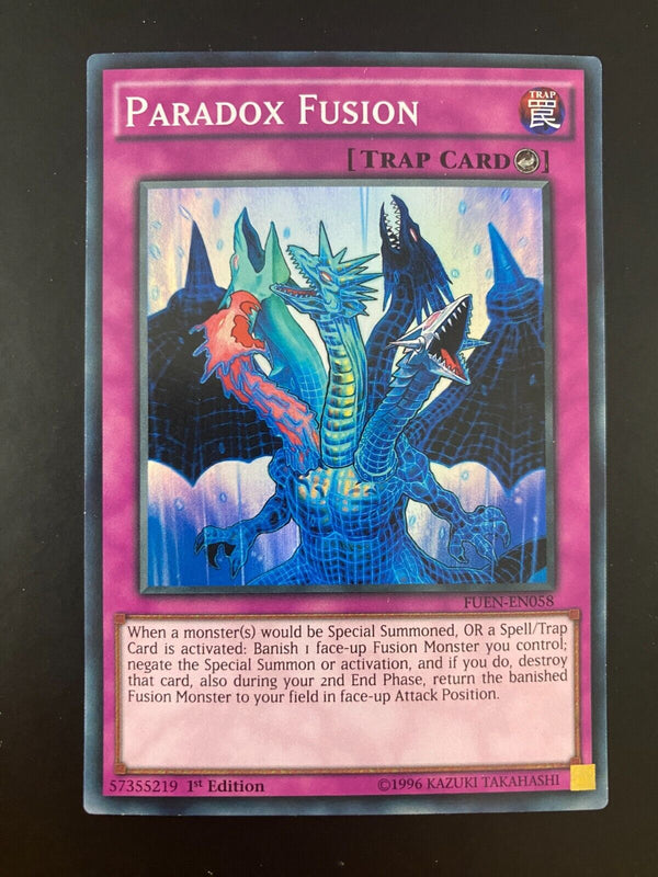 Yugioh Paradox Fusion FUEN-EN058 1st Edition MINT