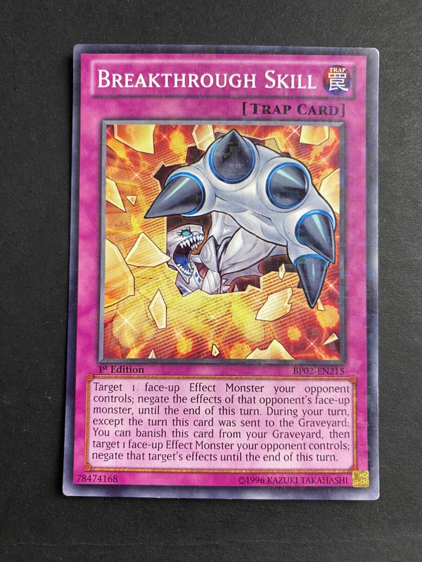 Yugioh Breakthrough Skill BP02-EN215 Mosaic Rare 1st Edition MP