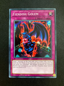 Yugioh Fiendish Golem SDCK-EN032 Common 1st Edition NM