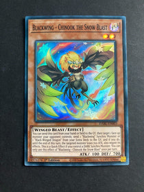 Yugioh Blackwing - Chinook the Snow Blast DABL-EN003 Super Rare 1st Edition LP