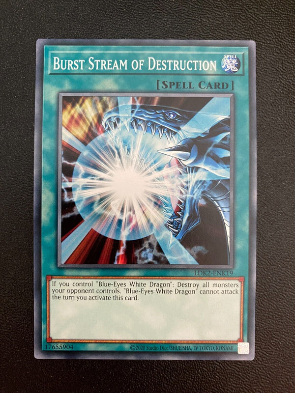 Yugioh Burst Stream of Destruction LDK2-ENK19 Common Unlimited Edition NM