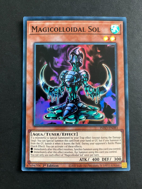 Yugioh Magicolloidal Sol INFO-EN081 Super Rare 1st Edition NM