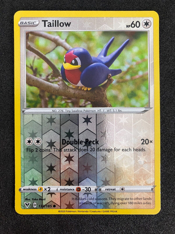 Pokemon Taillow 133/185 Vivid Voltage Reverse Holo NM
