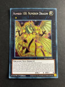 Yugioh Number 100: Numeron Dragon RA01-EN039 Secret Rare 1st Edition LP