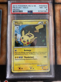 Pokemon Pikachu HGSS03 Holo Heart Gold & Soul Silver Promo PSA 8 NM-MINT