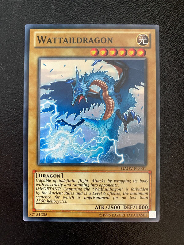 Yugioh Wattaildragon GAOV-EN001 Common Unlimited Edition VLP/NM