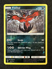 Pokemon Yveltal 54/73 Shining Legends Reverse Holo Rare NM