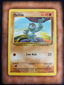 Pokemon Machop 52/102 Base Set HP