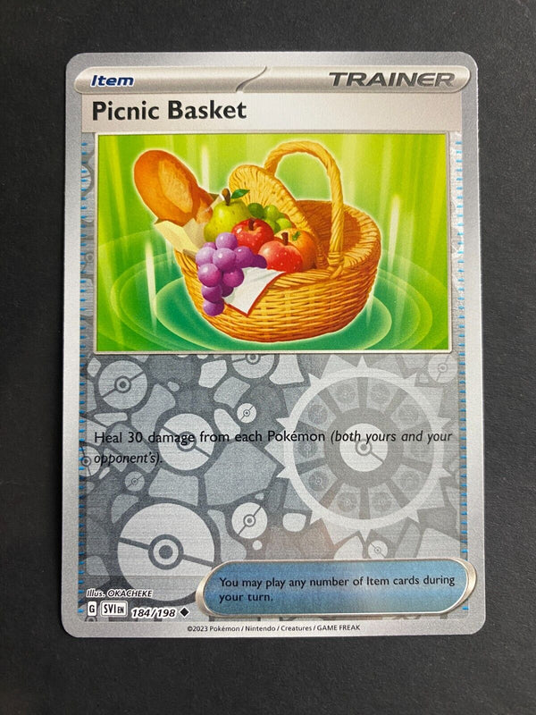 Pokemon Picnic Basket 184/198 Scarlet Violet Base Reverse Holo NM