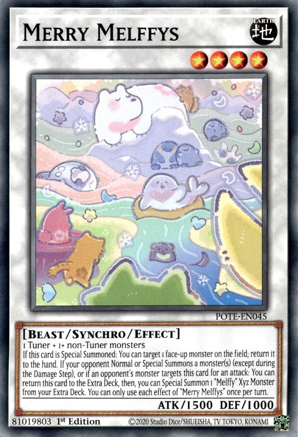 Yugioh Merry Melffys POTE-EN045 Common 1st Edition LP