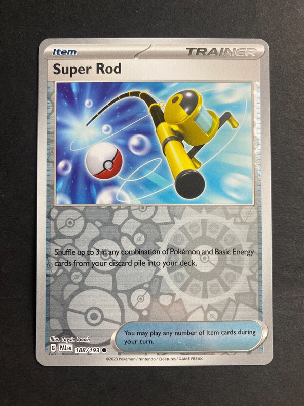 Pokemon Super Rod 188/193 Paldea Evolved Reverse Holo NM