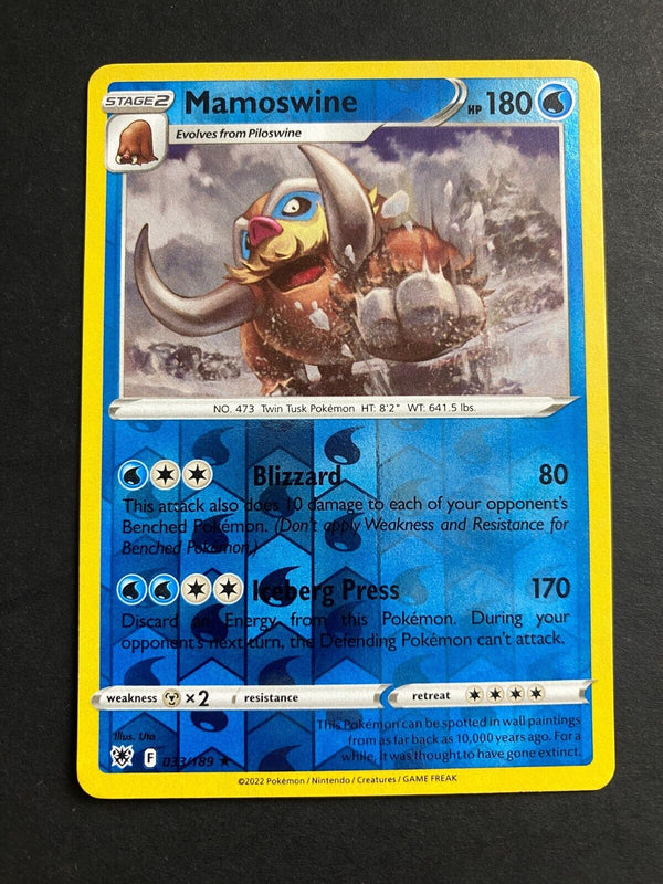 Pokemon Mamoswine 033/189 Astral Radiance Reverse Holo NM