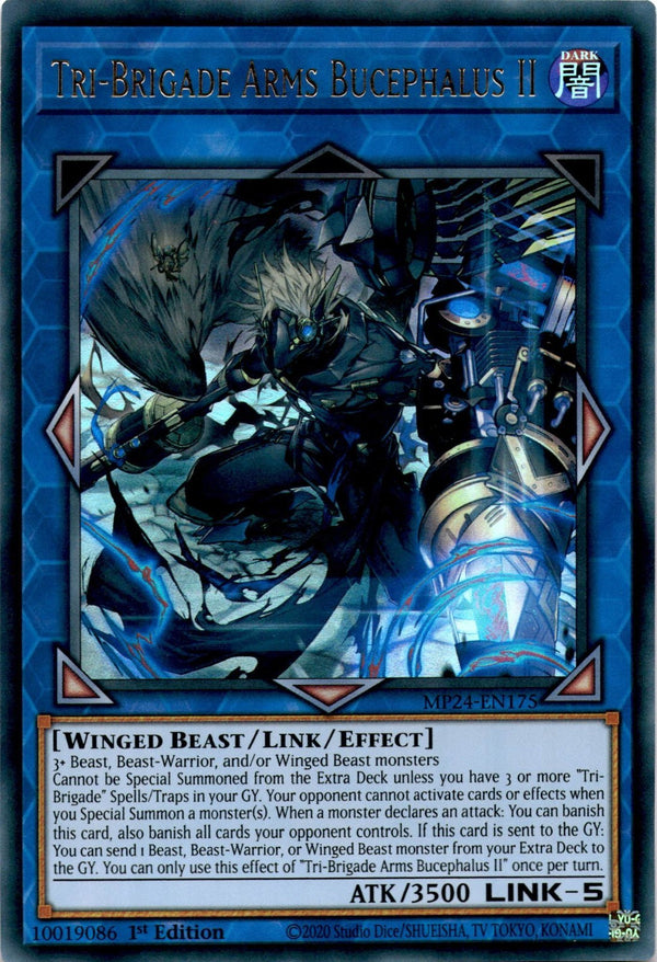 Yugioh Tri-Brigade Arms Bucephalus II MP24-EN175 Ultra Rare 1st Edition NM