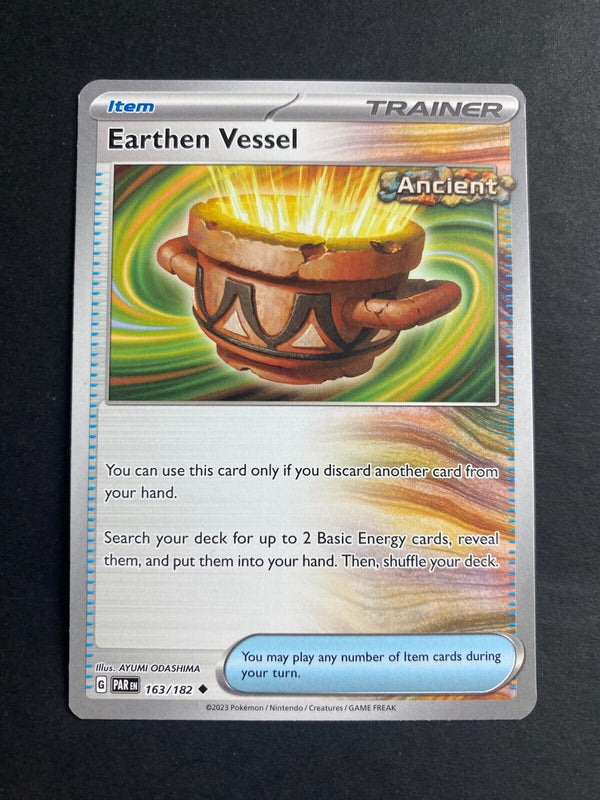 Pokemon Earthen Vessel 163/182 Pradox Rift Non Holo NM