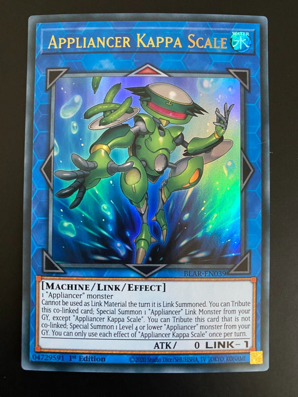 Yugioh Appliancer Kappa Scale BLAR-EN039 1st Edition Ultra Rare NM/MINT
