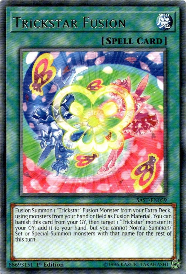 Yugioh Trickstar Fusion SAST-EN059 Rare 1st Edition LP/NM