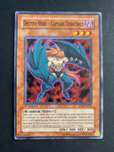 Yugioh Destiny Hero - Captain Tenacious EOJ-EN002 Common 1st Edition MP